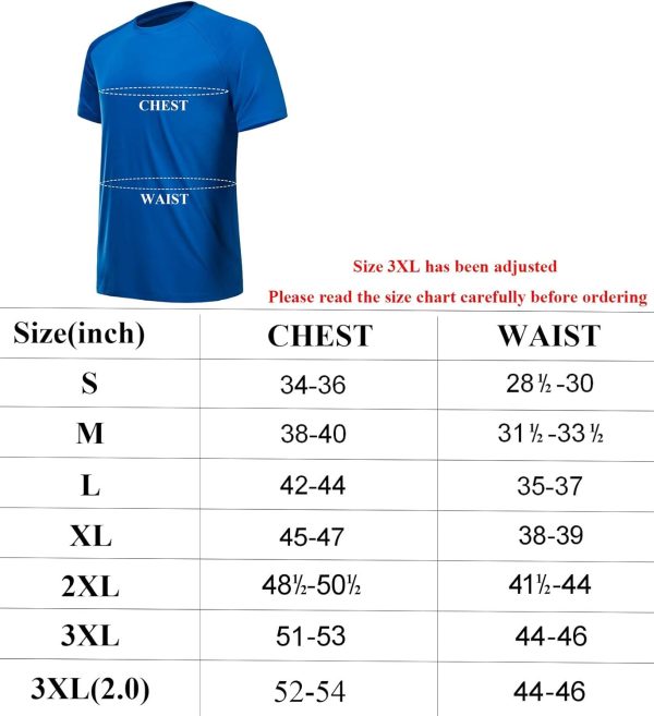 Mens Workout Shirts Quick Dry Performance Short Sleeve Athletic Shirts - Image 5