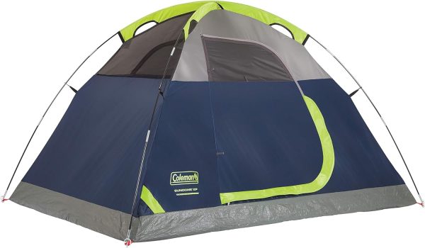 Coleman Sundome Camping Tent with Rainfly, 2/3/4/6 Person Tent Sets Up in 10 Mins, Weatherproof Tent for Camping, Festivals, Backyard, Sleepovers, & More - Image 2
