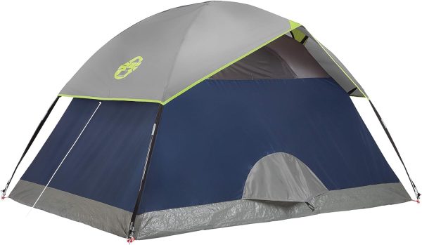 Coleman Sundome Camping Tent with Rainfly, 2/3/4/6 Person Tent Sets Up in 10 Mins, Weatherproof Tent for Camping, Festivals, Backyard, Sleepovers, & More - Image 3