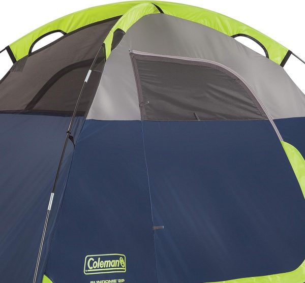 Coleman Sundome Camping Tent with Rainfly, 2/3/4/6 Person Tent Sets Up in 10 Mins, Weatherproof Tent for Camping, Festivals, Backyard, Sleepovers, & More - Image 5